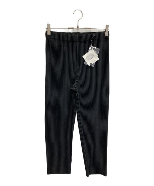 HOMME PLISSE ISSEY MIYAKE（オム プリッセ イッセイ ミヤケ）HOMME PLISSE ISSEY MIYAKE (オム プリッセ イッセイ ミヤケ) プリーツベーシックパンツ ブラック サイズ:1の古着・服飾アイテム