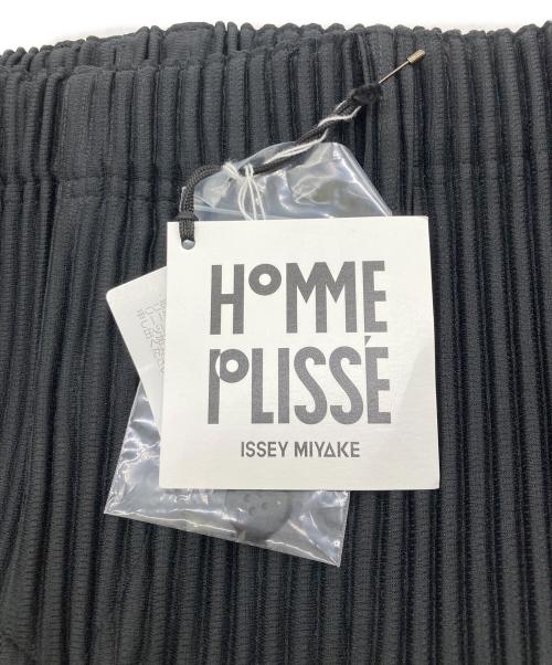 HOMME PLISSE ISSEY MIYAKE（オム プリッセ イッセイ ミヤケ）HOMME PLISSE ISSEY MIYAKE (オム プリッセ イッセイ ミヤケ) プリーツベーシックパンツ ブラック サイズ:1の古着・服飾アイテム