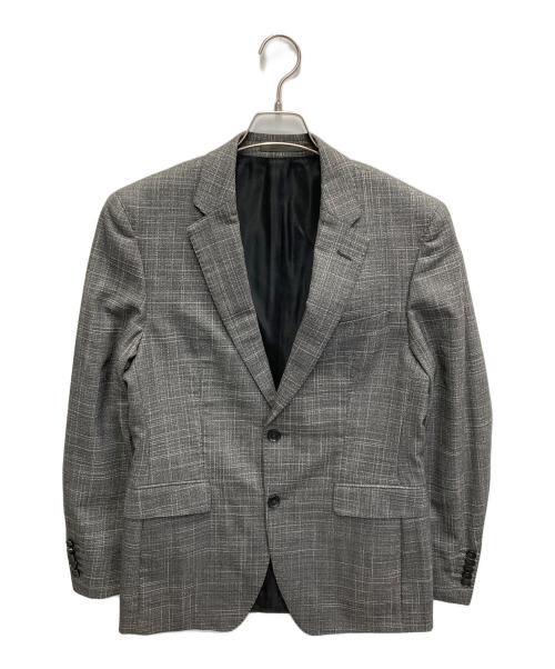 HUGO BOSS（ヒューゴ ボス）HUGO BOSS (ヒューゴ ボス) Extra Slim Fit Wool Silk Suit グレー サイズ:46の古着・服飾アイテム