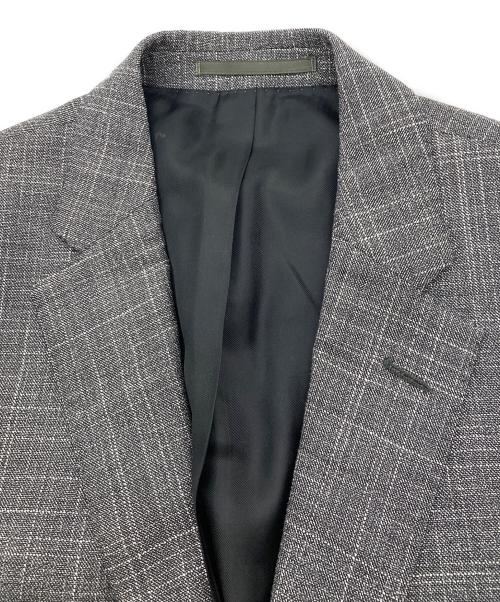HUGO BOSS（ヒューゴ ボス）HUGO BOSS (ヒューゴ ボス) Extra Slim Fit Wool Silk Suit グレー サイズ:46の古着・服飾アイテム