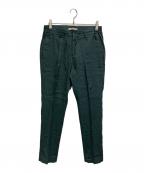 giab's ARCHIVIOジャブス アルキヴィオ）の古着「MASACCIO ECNO LINEN EASY PANT」｜グリーン