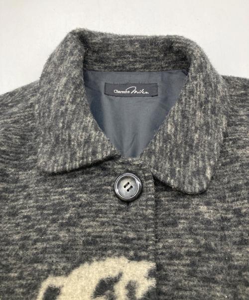 USED（ユーズド）USED (ユーズド) ニットデザインジャケット ブラック サイズ:Fの古着・服飾アイテム