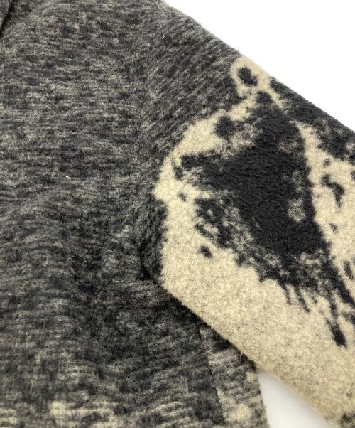 USED（ユーズド）USED (ユーズド) ニットデザインジャケット ブラック サイズ:Fの古着・服飾アイテム
