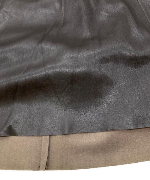 FOXEY NEWYORK（フォクシーニューヨーク）FOXEY NEWYORK (フォクシーニューヨーク) フェイクレザースカート ブラウン サイズ:40の古着・服飾アイテム