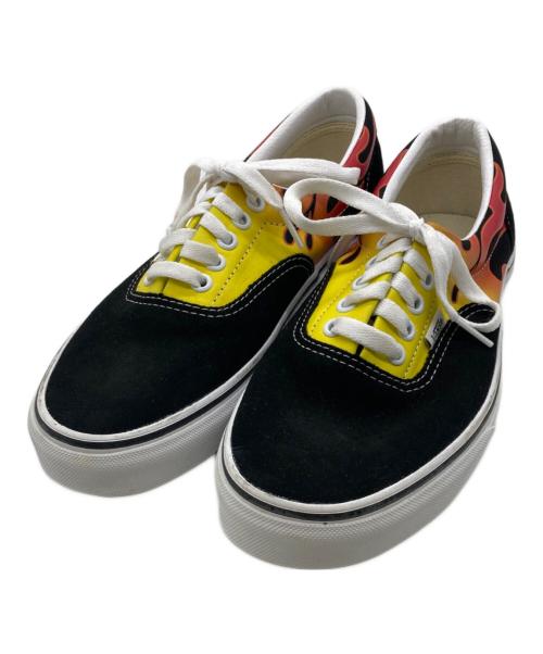 VANS（ヴァンズ）VANS (バンズ) ファイヤーローカットスニーカー ブラック×イエロー サイズ:25.5cmの古着・服飾アイテム