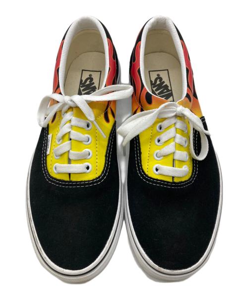 VANS（ヴァンズ）VANS (バンズ) ファイヤーローカットスニーカー ブラック×イエロー サイズ:25.5cmの古着・服飾アイテム