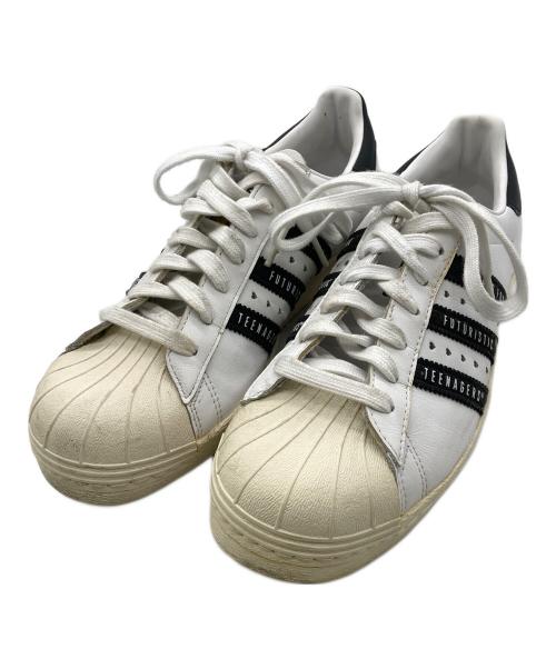 adidas（アディダス）adidas (アディダス) SUPER STAR 80s HUMAN MADE ホワイト サイズ:26㎝の古着・服飾アイテム