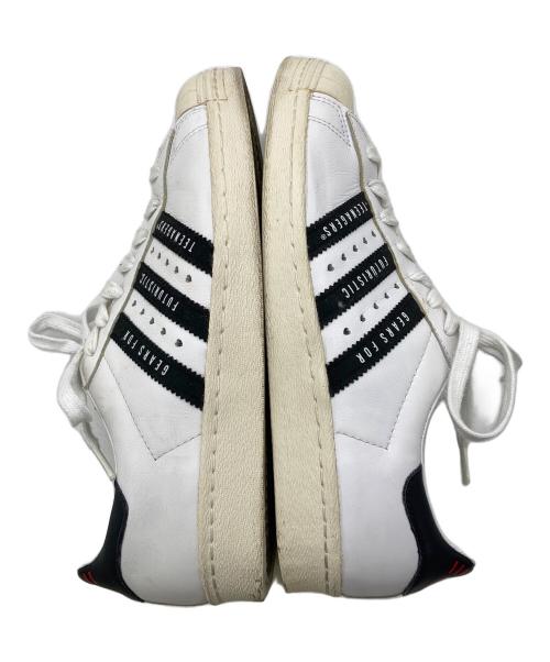 adidas（アディダス）adidas (アディダス) SUPER STAR 80s HUMAN MADE ホワイト サイズ:26㎝の古着・服飾アイテム
