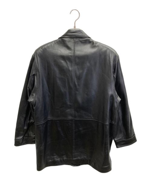 Men's Club（メンズクラブ）Men's Club (メンズクラブ) ラムレザージャケット ブラック サイズ:Mの古着・服飾アイテム