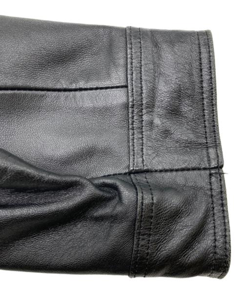 Men's Club（メンズクラブ）Men's Club (メンズクラブ) ラムレザージャケット ブラック サイズ:Mの古着・服飾アイテム