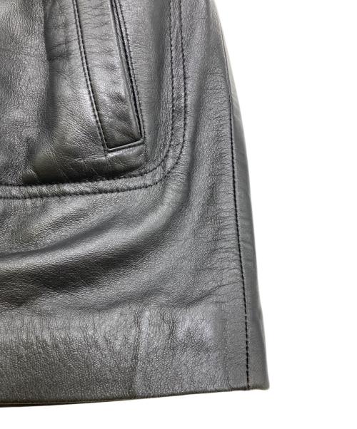 Men's Club（メンズクラブ）Men's Club (メンズクラブ) ラムレザージャケット ブラック サイズ:Mの古着・服飾アイテム