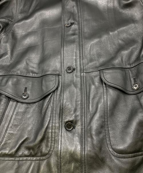 Men's Club（メンズクラブ）Men's Club (メンズクラブ) ラムレザージャケット ブラック サイズ:Mの古着・服飾アイテム