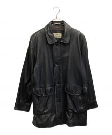 Men's Club（メンズクラブ）の古着「レザージャケット」｜ブラック
