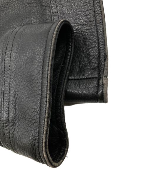 Men's Club（メンズクラブ）Men's Club (メンズクラブ) レザージャケット ブラック サイズ:Lの古着・服飾アイテム