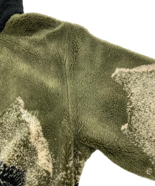 BLACK DIAMOND（ブラックダイヤモンド）BLACK DIAMOND (ブラックダイヤモンド) 馬柄ボアジャケット グリーン サイズ:Mの古着・服飾アイテム