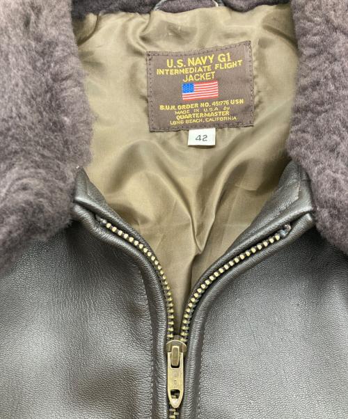 古着（フルギ）古着 (フルギ) G-1 FLIGHT JACKET ブラウン サイズ:42の古着・服飾アイテム