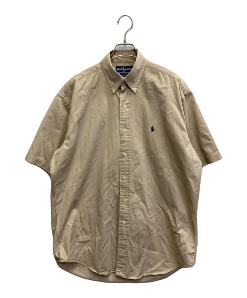 POLO RALPH LAUREN（ポロ・ラルフローレン）POLO RALPH LAUREN (ポロ・ラルフローレン) BLAKE半袖シャツ ベージュ サイズ:Mの古着・服飾アイテム