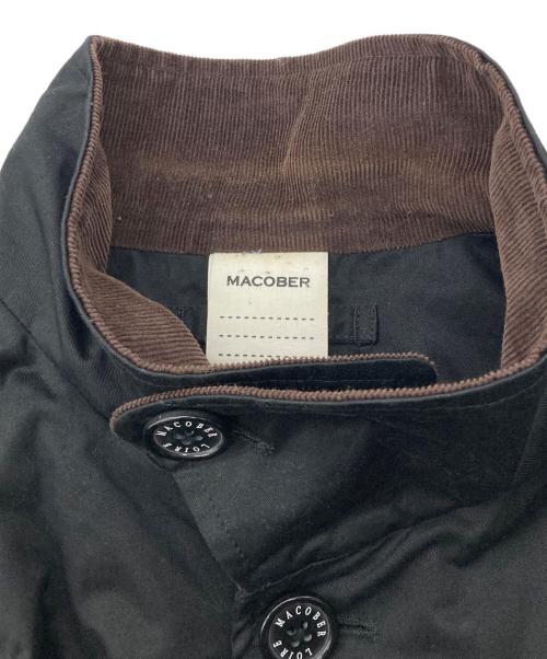 MACOBER（マコバ）MACOBER (マコバ) ハンティングステンカラーコート ブラック サイズ:Sの古着・服飾アイテム