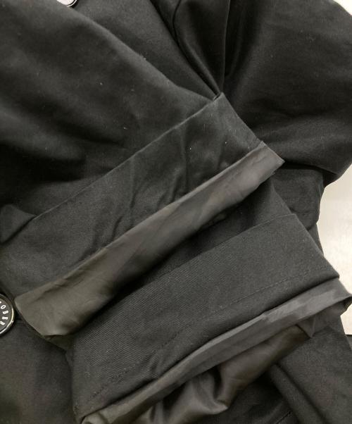 MACOBER（マコバ）MACOBER (マコバ) ハンティングステンカラーコート ブラック サイズ:Sの古着・服飾アイテム