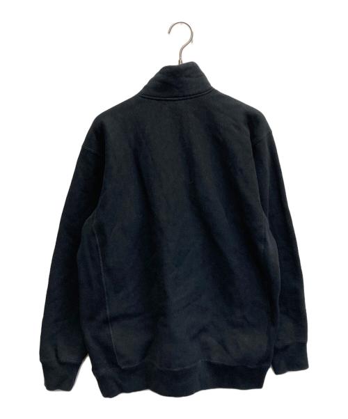 Champion REVERSE WEAVE（チャンピオン リバース ウィーブ）Champion REVERSE WEAVE (チャンピオン リバース ウィーブ) URBAN RESEARCH (アーバンリサーチ) 11.5OZ HALF ZIP SWEAT ブラック サイズ:SMALLの古着・服飾アイテム