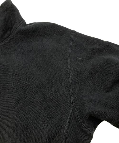 Champion REVERSE WEAVE（チャンピオン リバース ウィーブ）Champion REVERSE WEAVE (チャンピオン リバース ウィーブ) URBAN RESEARCH (アーバンリサーチ) 11.5OZ HALF ZIP SWEAT ブラック サイズ:SMALLの古着・服飾アイテム
