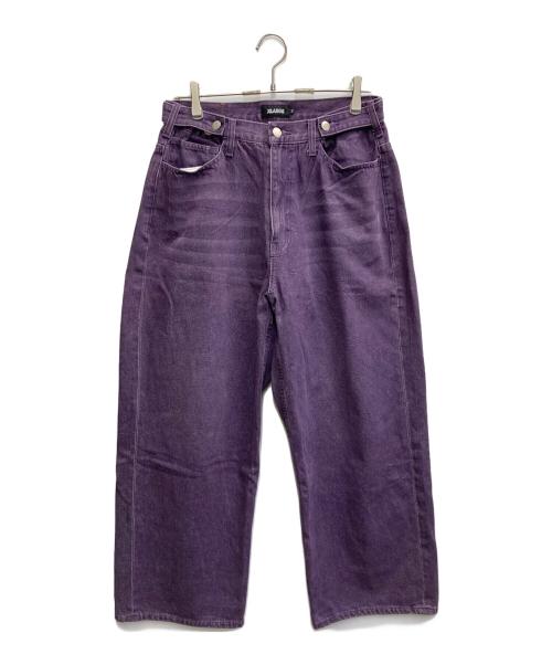 X-LARGE（エクストララージ）X-LARGE (エクストララージ) BAGGY DENIM PANTS パープル サイズ:32の古着・服飾アイテム