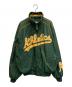 Majestic（マジェスティック）の古着「MLB アスレチックス ブルゾン」｜グリーン
