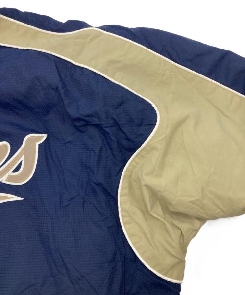 AUTHENTICS（オーセンティクス）AUTHENTICS (オーセンティクス) Majestic (マジェスティック) MLB SAN DIEGOジャケット ネイビー×ベージュ サイズ:Lの古着・服飾アイテム