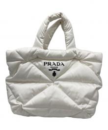 PRADA（プラダ）の古着「Re-Ntlon パテッドトートバック」｜ホワイト