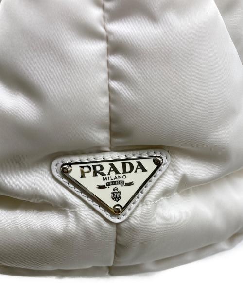 PRADA（プラダ）PRADA (プラダ) Re-Ntlon パテッドトートバック ホワイトの古着・服飾アイテム