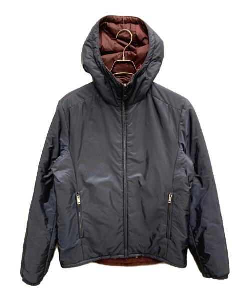 PRADA SPORTS（プラダスポーツ）PRADA SPORTS (プラダスポーツ) リバーシブルナイロン中綿ジャケット ネイビー×ワインレッド サイズ:46の古着・服飾アイテム