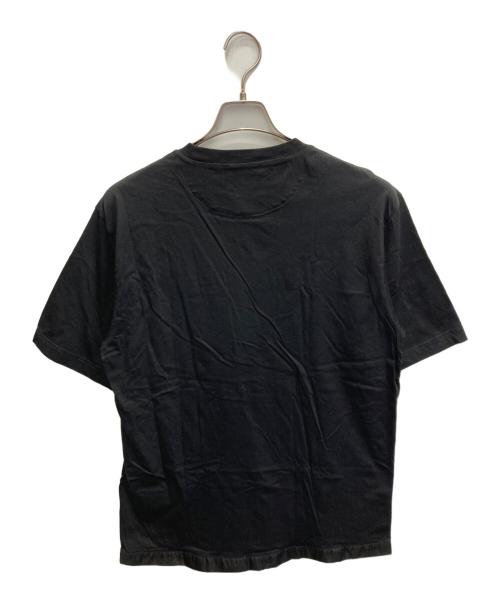 PRADA（プラダ）PRADA (プラダ) トライアングルプレート ナイロン切替ポケットTシャツ ブラック サイズ:Mの古着・服飾アイテム