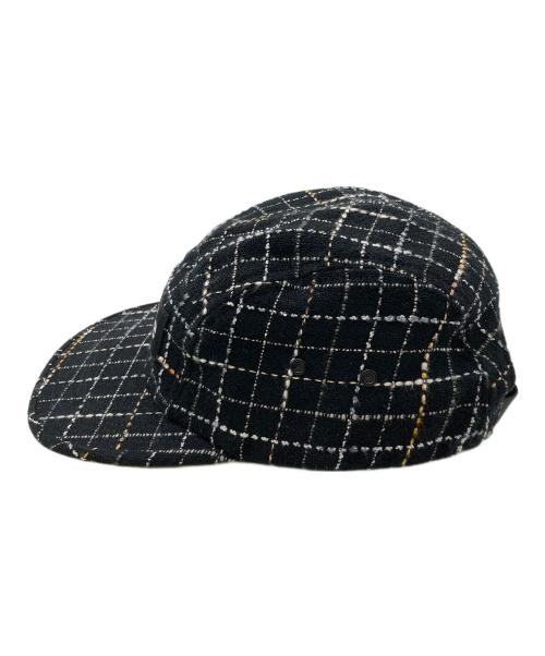 SUPREME（シュプリーム）Supreme (シュプリーム) Boucle Camp Cap ブラックの古着・服飾アイテム