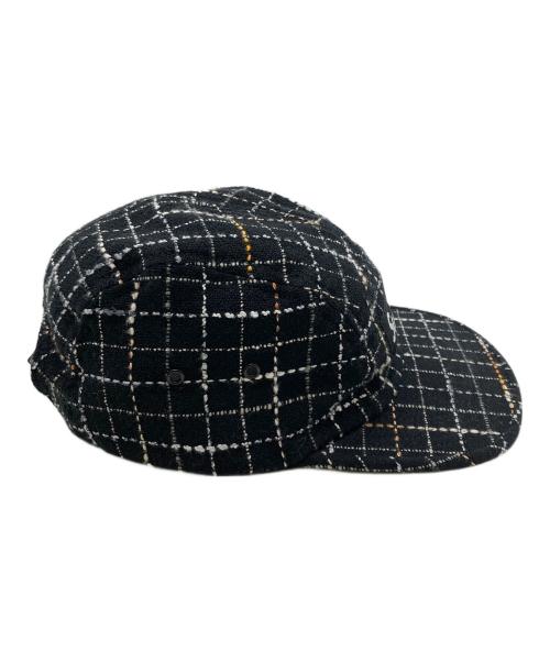 SUPREME（シュプリーム）Supreme (シュプリーム) Boucle Camp Cap ブラックの古着・服飾アイテム