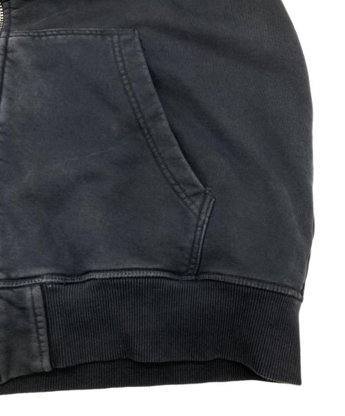 DIESEL（ディーゼル）DIESEL (ディーゼル) Jip Hoodie グレー サイズ:XLの古着・服飾アイテム