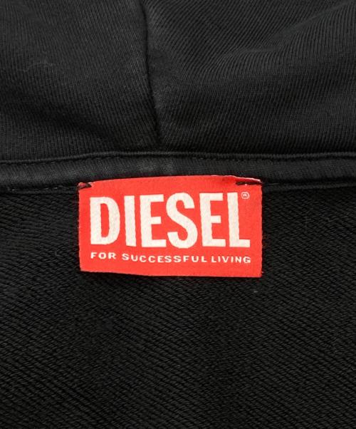 DIESEL（ディーゼル）DIESEL (ディーゼル) Jip Hoodie グレー サイズ:XLの古着・服飾アイテム