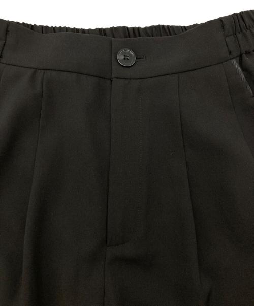 CYAN TOKYO（シアン トーキョー）CYAN TOKYO (シアン トーキョー) スパイラルライン2タックワイド ブラック サイズ:Fの古着・服飾アイテム