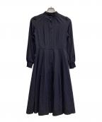 BLUE LABEL CRESTBRIDGEブルーレーベルクレストブリッジ）の古着「シャツワンピース」｜ネイビー