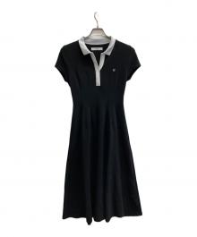 HER LIP TO（ハーリップトゥ）の古着「Short Sleeve Polo Dress」｜ブラック