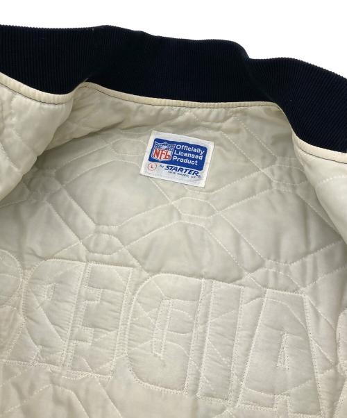 STARTER（スターター）STARTER (スターター) RAIDERS スタジャン ブラック サイズ:Lの古着・服飾アイテム