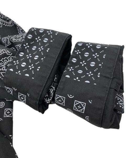 SUPREME（シュプリーム）Supreme (シュプリーム) Paisley Grid Shirt ブラック サイズ:Mの古着・服飾アイテム