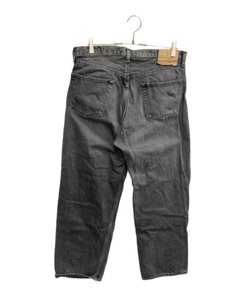 orSlow（オアスロウ）orSlow (オアスロウ) ワイドデニムパンツ グレー サイズ:Lの古着・服飾アイテム