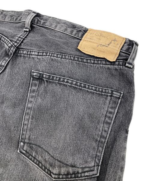 orSlow（オアスロウ）orSlow (オアスロウ) ワイドデニムパンツ グレー サイズ:Lの古着・服飾アイテム