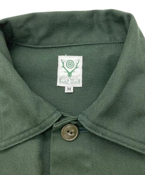 South2 West8（サウスツー ウエストエイト）south2 west8 (サウスツー ウエストエイト) Smokey Shirt PE グリーン サイズ:Mの古着・服飾アイテム