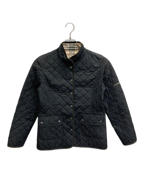 BURBERRY LONDON（バーバリーロンドン）BURBERRY LONDON (バーバリーロンドン) ノバチェックキルティングコート ブラック サイズ:Mの古着・服飾アイテム