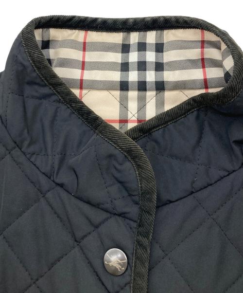 BURBERRY LONDON（バーバリーロンドン）BURBERRY LONDON (バーバリーロンドン) ノバチェックキルティングコート ブラック サイズ:Mの古着・服飾アイテム