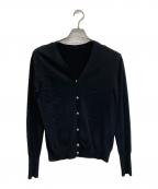 SOEJUソージュ）の古着「Vネックニットカーディガン」｜ブラック