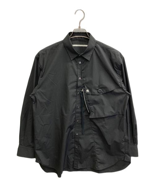 Tamme（タム）Tamme (タム) TYPEWRITER DRESS SHIRT ブラック サイズ:Ⅱの古着・服飾アイテム