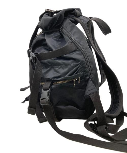 GROUND Y（グラウンドワイ）GROUND Y (グラウンドワイ) NYLON TWILL BELT BACKPACK ブラックの古着・服飾アイテム