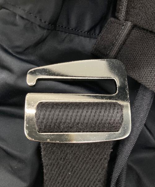 GROUND Y（グラウンドワイ）GROUND Y (グラウンドワイ) NYLON TWILL BELT BACKPACK ブラックの古着・服飾アイテム